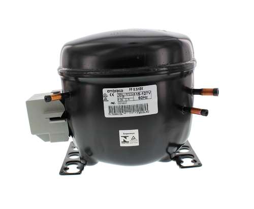 Universal R134a Refrigeration Compressor, 1/4hp, Low/Med/High Back Pressure