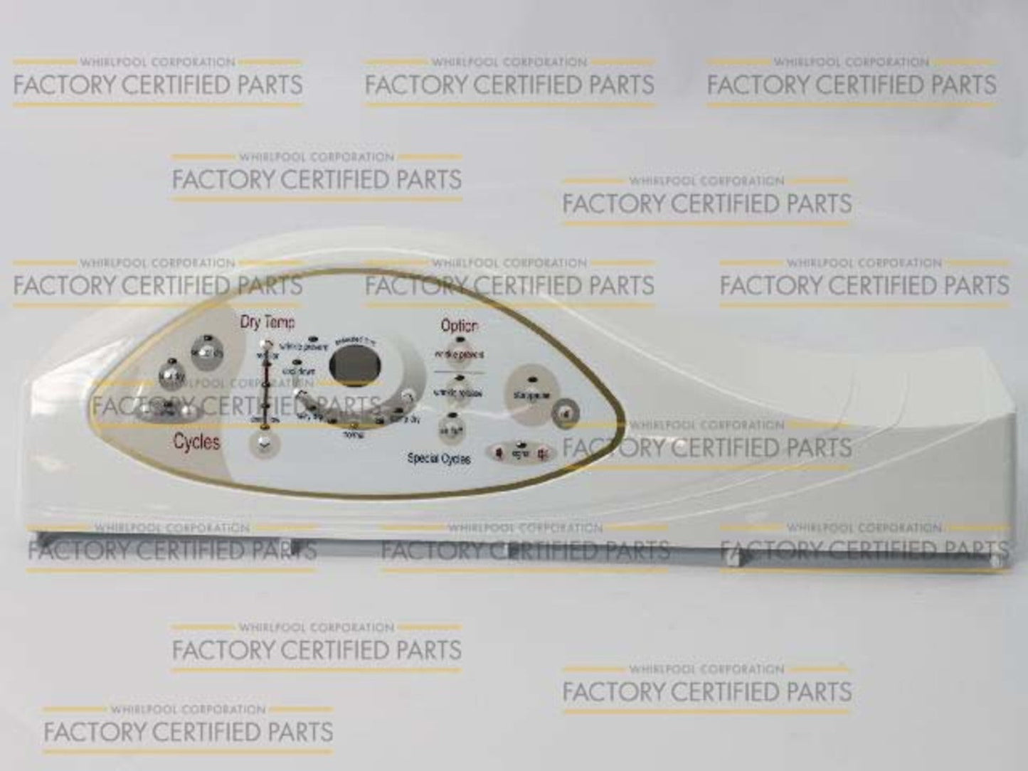 Whirlpool 33002536 Dryer Console with Membrane, White Whirlpool