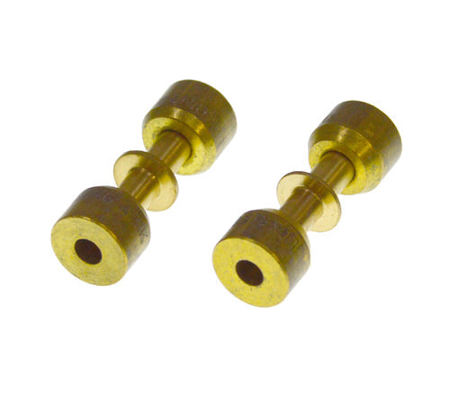 Whirlpool W10896711 Refrigerator Lokring Tube Coupler, 0.156" Brass Connector