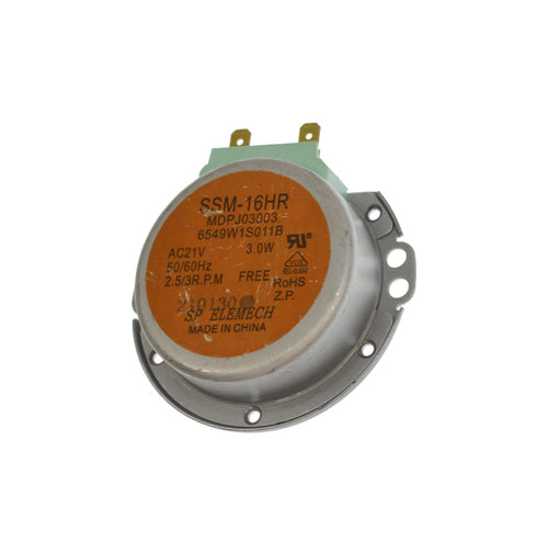 LG 6549W1S011B Microwave Turntable Motor, AC Synchronous
