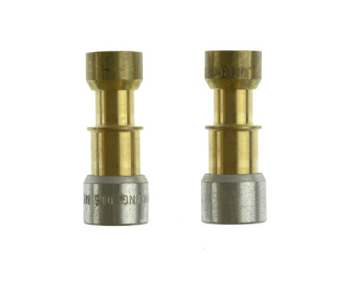 Whirlpool W10895710 Refrigerator Lokring Tube Coupler, 0.413" - 0.313" Brass Reducer