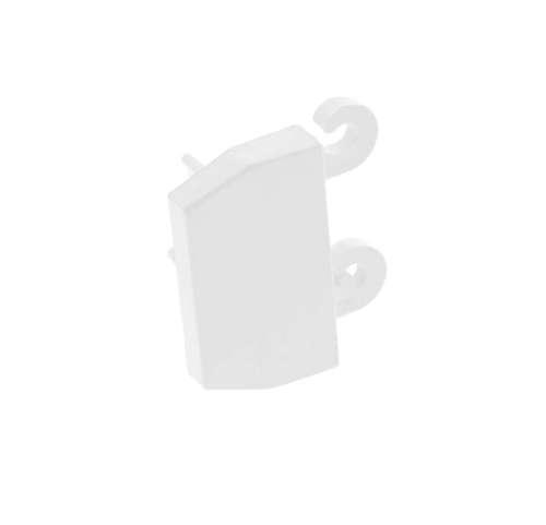 Frigidaire Refrigerator Door Shelf End Cap, Left Hand, White