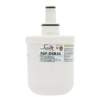 Swift Green Filter SGF-DSB30 VOC Removal Refrigerator Water Filter - Equivalent to Samsung DA29-00003G, DA2900003AB Supco