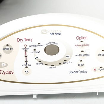 Whirlpool 33002536 Dryer Console with Membrane, White Whirlpool